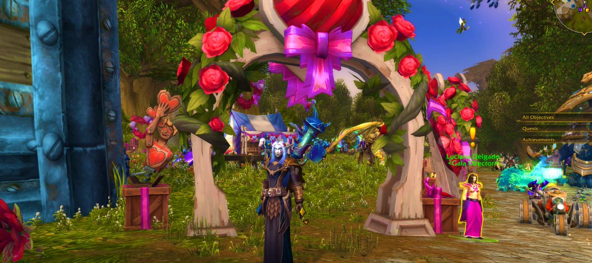 Jesttara's tweet image. Love is in the Air! My Night Elf Druid outside Stormwind  

#warcraft #wow #stormwind #warcraftholiday #warcraftloveisintheair #nightelf