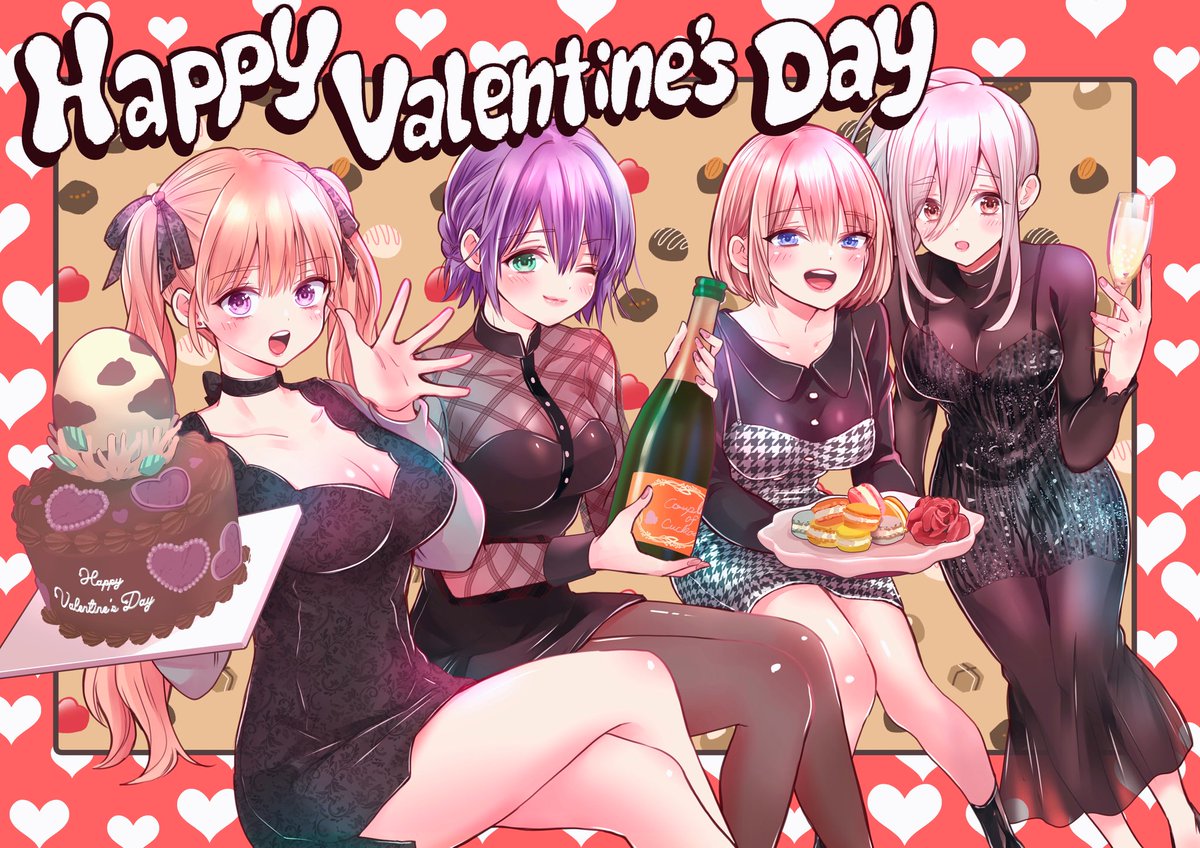 YoshikawaMiki's tweet photo. HAPPY Valentine's-Day🍫
 #カッコウの許嫁 https://t.co/talvaS2U9D
