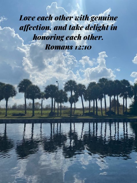Lord, I give you myself as a living sacrifice, because of who you are, and what you’ve done. You command that we love each other. Please show me how to love others with genuine affection, and honor them, in the way that you do. Help me to love them, because you first loved us ❤️