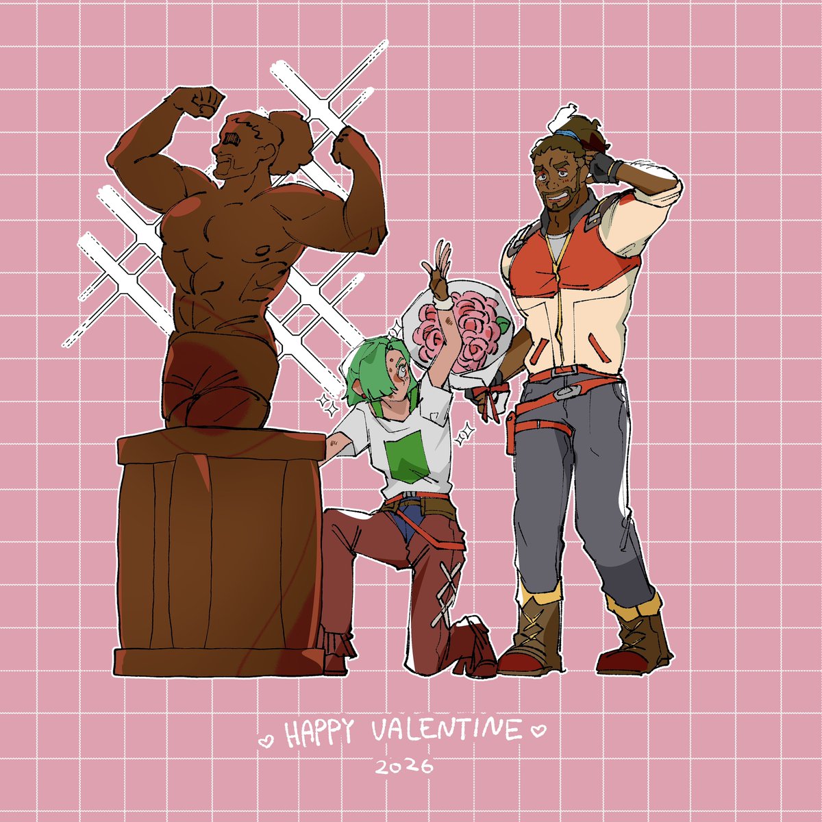 𝑯𝒂𝒑𝒑𝒚 𝑽𝒂𝒍𝒆𝒏𝒕𝒊𝒏𝒆……🎶
(ンゴビ♀・ビル♀ジャス)
#MyTimeatPortia 
#MyTimeatSandrock