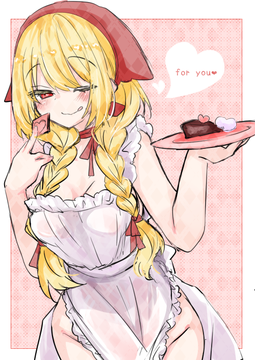 バレンタインですね。チョコにしますか?お姉さんにしますか? 