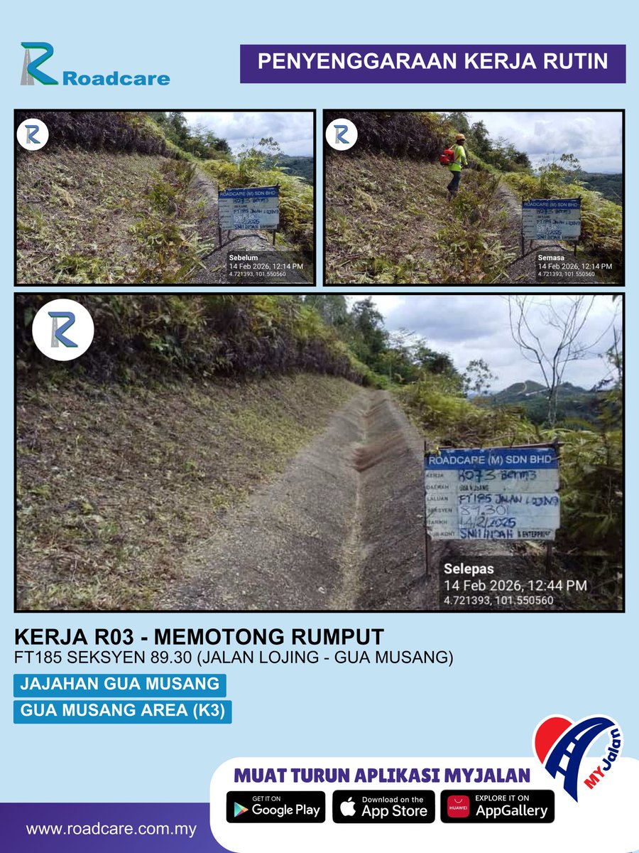 Roadcare Gua Musang tweet media