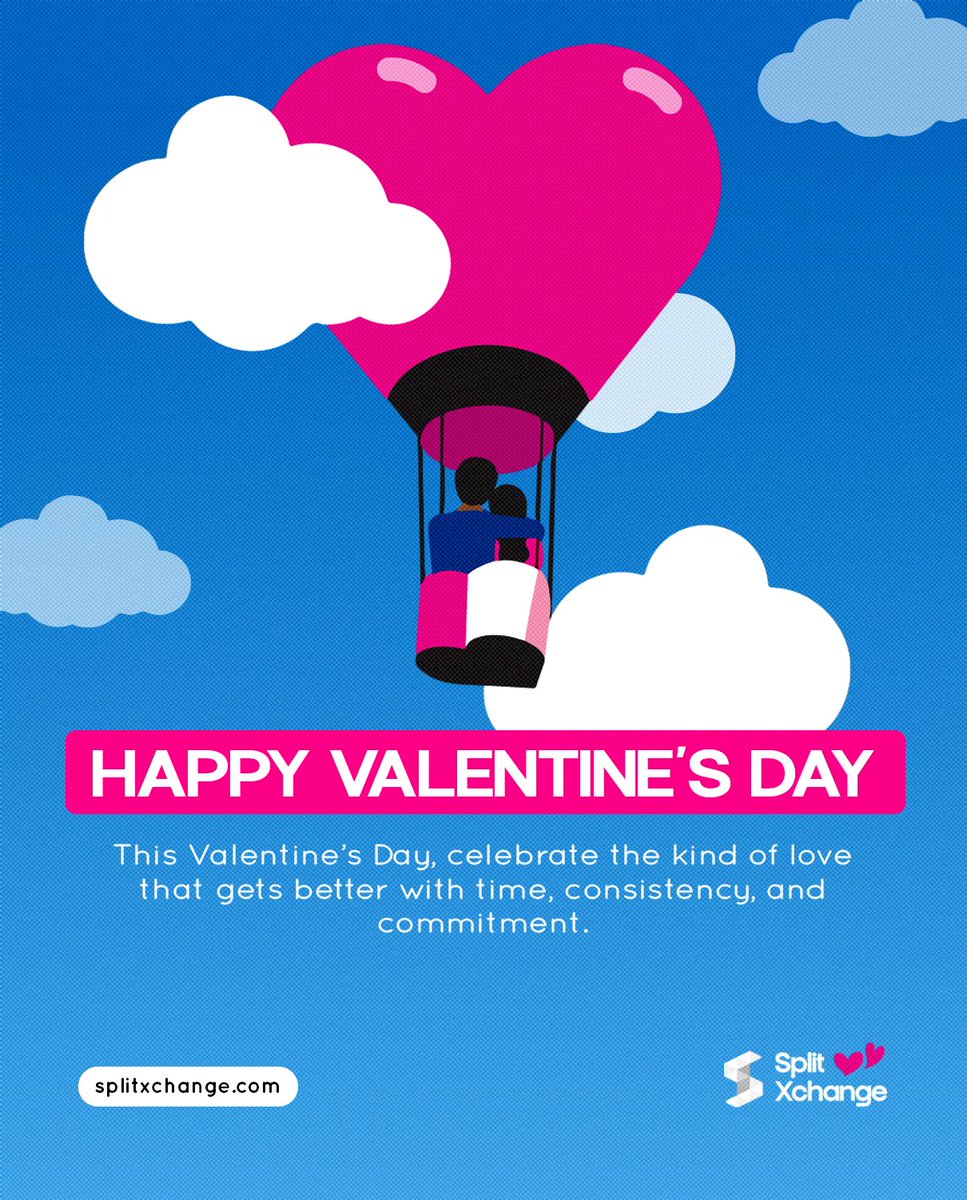 However you’re spending today, we hope it feels warm, easy, and a little extra special. 💖

Happy Valentine’s Day from all of us at SplitXchange.

#SplitXchange #SplitStar #valentinesday
