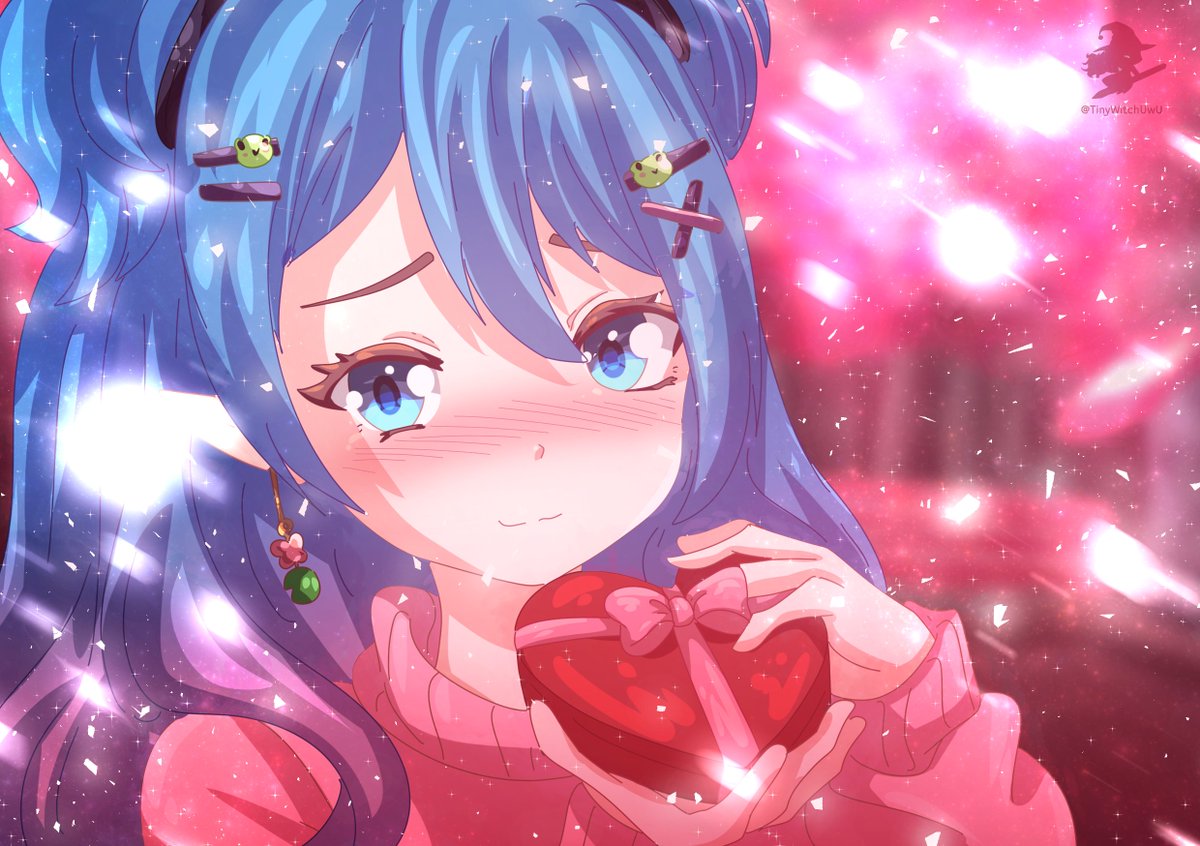 💌✨ Happy Valentine’s Day, my sweet Mishi'! ✨💌

Hehe~ Did you really think I’d let today pass without giving you something special? 🍫💖

I made these chocolates just for you!  💗🐸