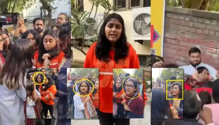 Who were in the mob that attacked, assauted Ruchi Tiwari at DU yesterday?

The same pro-Hidma, Urban Naxal faces, who got bail just weeks ago.

How violence against Brahmins is being justified on campuses

Read details by <a href="/immortalsoulin/">श्रद्धा | Shraddha</a> 
opindia.com/2026/02/mob-th…