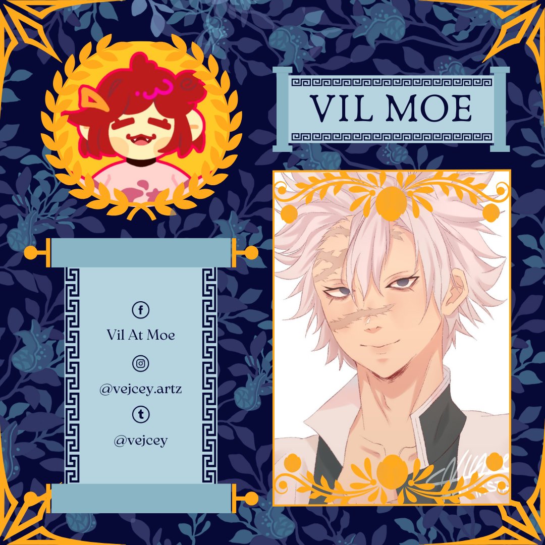 twstpartyph's tweet photo. ๐ CHARACTER SELECTED ๐
Meet Vil Moe! She's the artist behind the Ignihyde Sticker and Idia Pin for the event's kit. Check out her social media to see more of her art. โจ
#AbyssalCode #TwistedPartyPH #TwistedWonderland #Ignihyde #IdiaShroud #OrthoShroud https://t.co/q0wn93CVNp