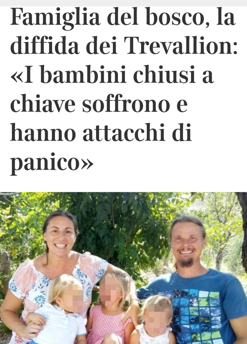 I #bambini chiusi a chiave?
Per evitare il ricongiungimento notturno con la mamma?
Ma cos'è?
Un carcere?

#famigliadelbosco #14febbraio