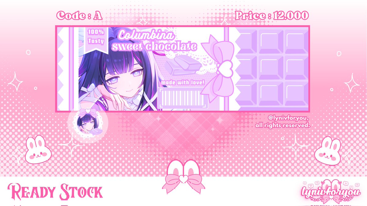 lynivforyou's tweet image. Help rt please, thank you! &amp;lt;3

Hai haii 🐰 lyni ada bawa ready stock layout valentine art (columbina, cyrene, aglaea) yang bisa ditake sekarang via dm 💭 price in pict – payment via bca/spay!

#zonauang #zonaba