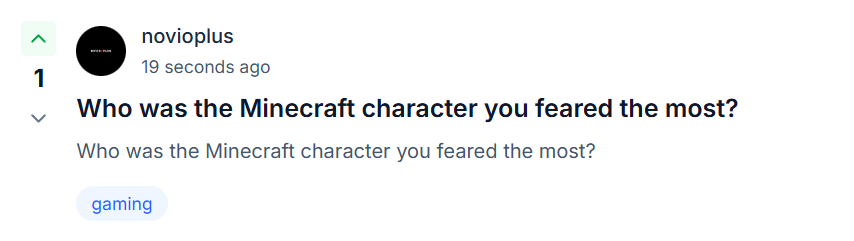 NovioPlus's tweet photo. Who was the Minecraft character you feared the most? https://t.co/Rh3ysKXrtc https://t.co/TwqmfNPIjS