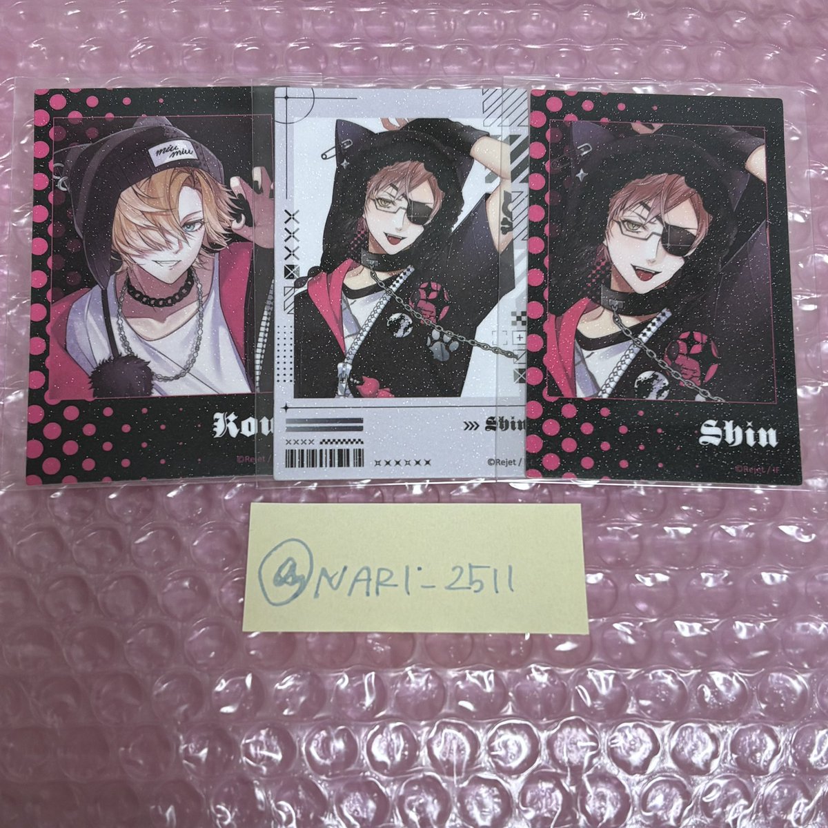 《交換￤譲渡》 DIABOLIKLOVERS ディアラバ シャ・デモニアック くじ ポラ風ラメカード

譲→
C￤ライト2 カルラ ユーマ
D￤レイジ
ポラ￤コウ シン

求→同異種 コウ キノ

郵送でのお取引📮
検索からでもお気軽にお声がけ下さい🙇🏻‍♀️