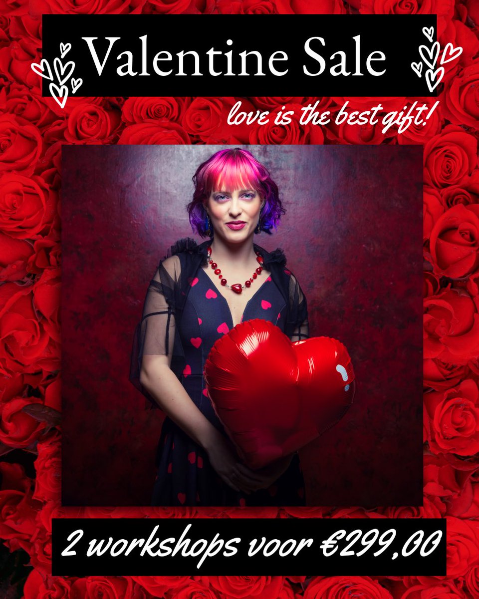 frankdoorhof's tweet photo. Ook wij hebben een leuke #valentijnsaanbieding
Om weg te geven, voor jezelf of natuurlijk samen.. vandaar :
https://t.co/qfLuUQRDjt
#workshops #licht #fotografieworkshops #studioverlichting #modelfotografie #portretfotografie #creatieflicht #flitsen #continueverlichting https://t.co/72j4GmQ4OP