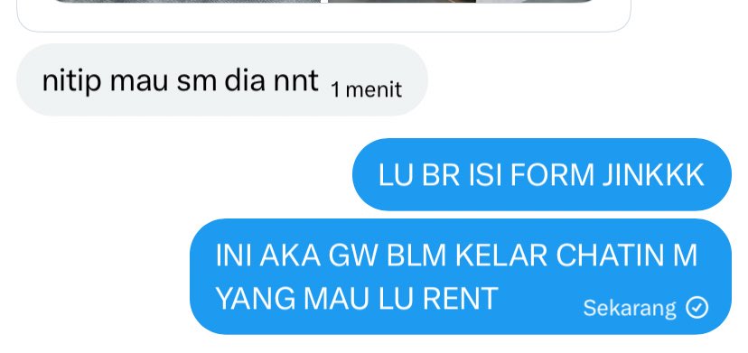 isi form udah kaya minum obat (sehari 3x)