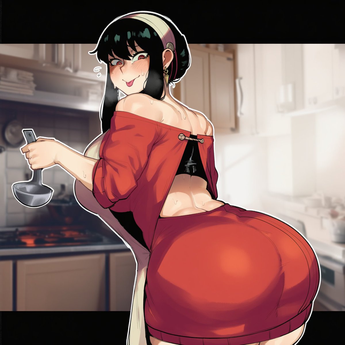 Is she even holding that correctly? Wait.. It smells like smoke..