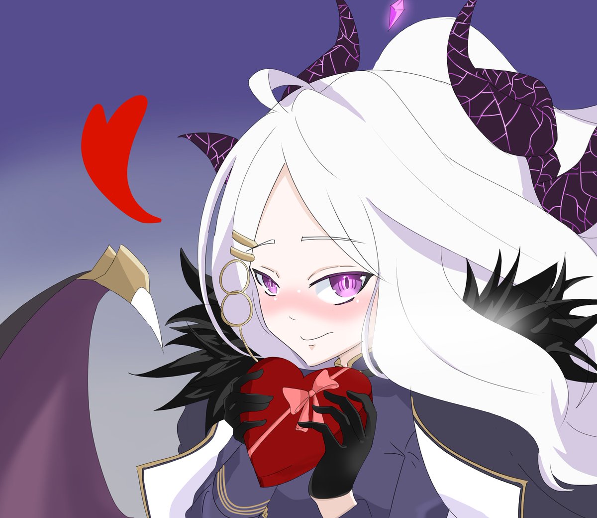 CookieYomenai's tweet photo. Hina's Valentine choco <3 Happy Valentine's Day https://t.co/liKh81wSGZ