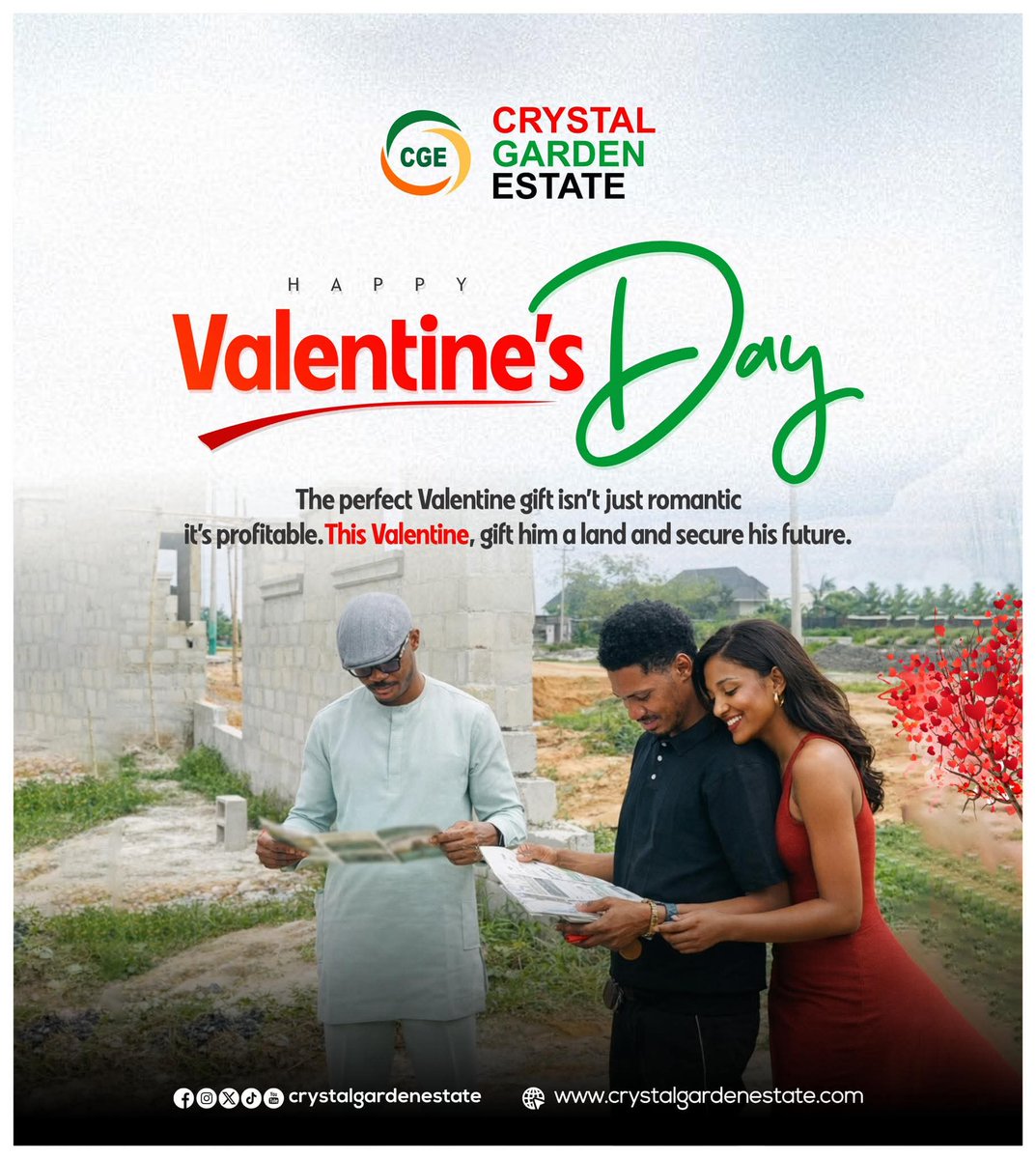 ❤️ Happy Valentine’s Day from Crystal Garden Estate ❤️

Today, we celebrate more than love — we celebrate partnership, loyalty, and trust.

This Valentine’s Day, we celebrate YOU — the heart of Crystal Garden Estate. ❤️