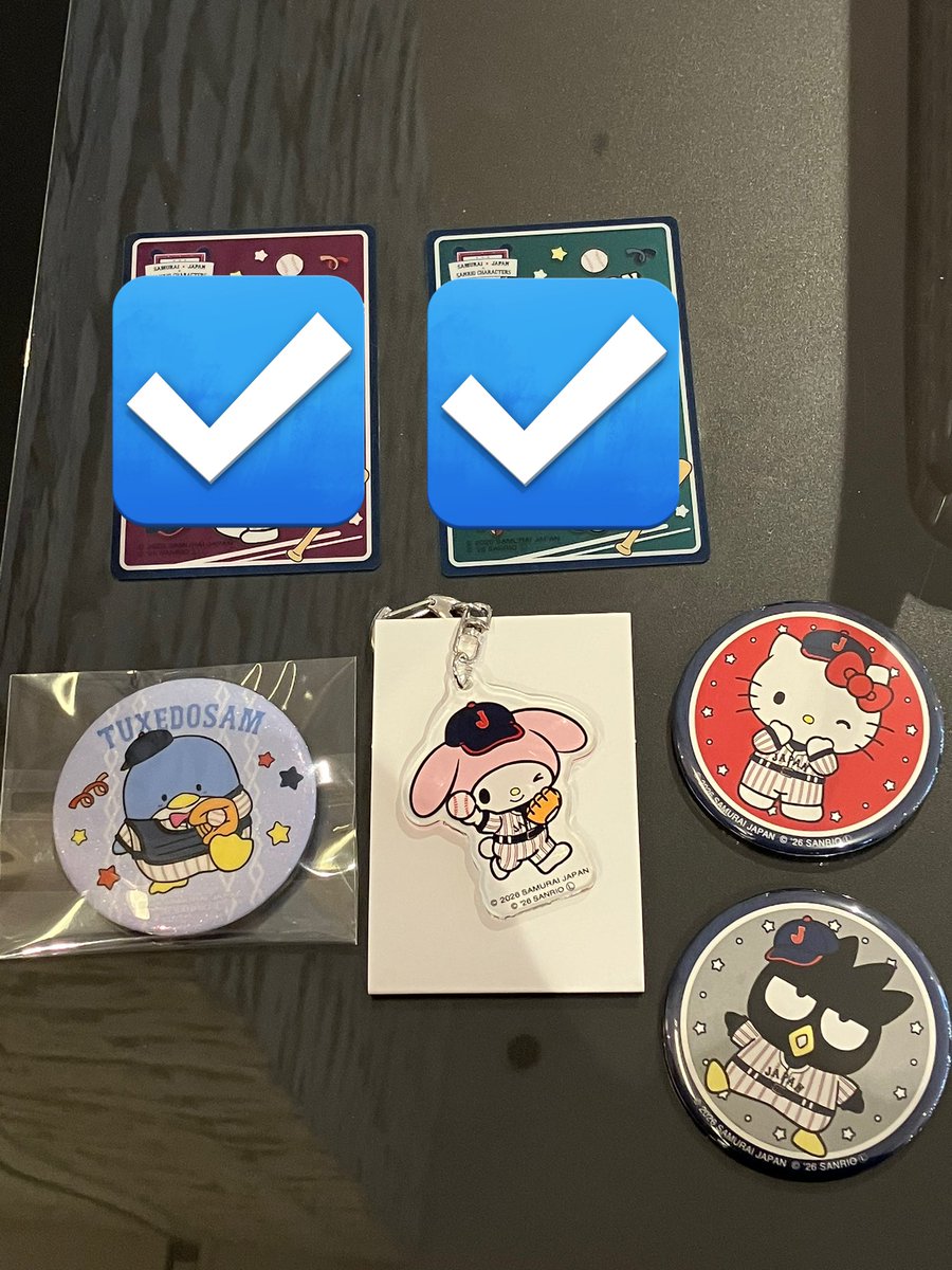 侍ジャパン×サンリオ POP-UP STORE 【譲】 ・缶バッジ ハローキティ