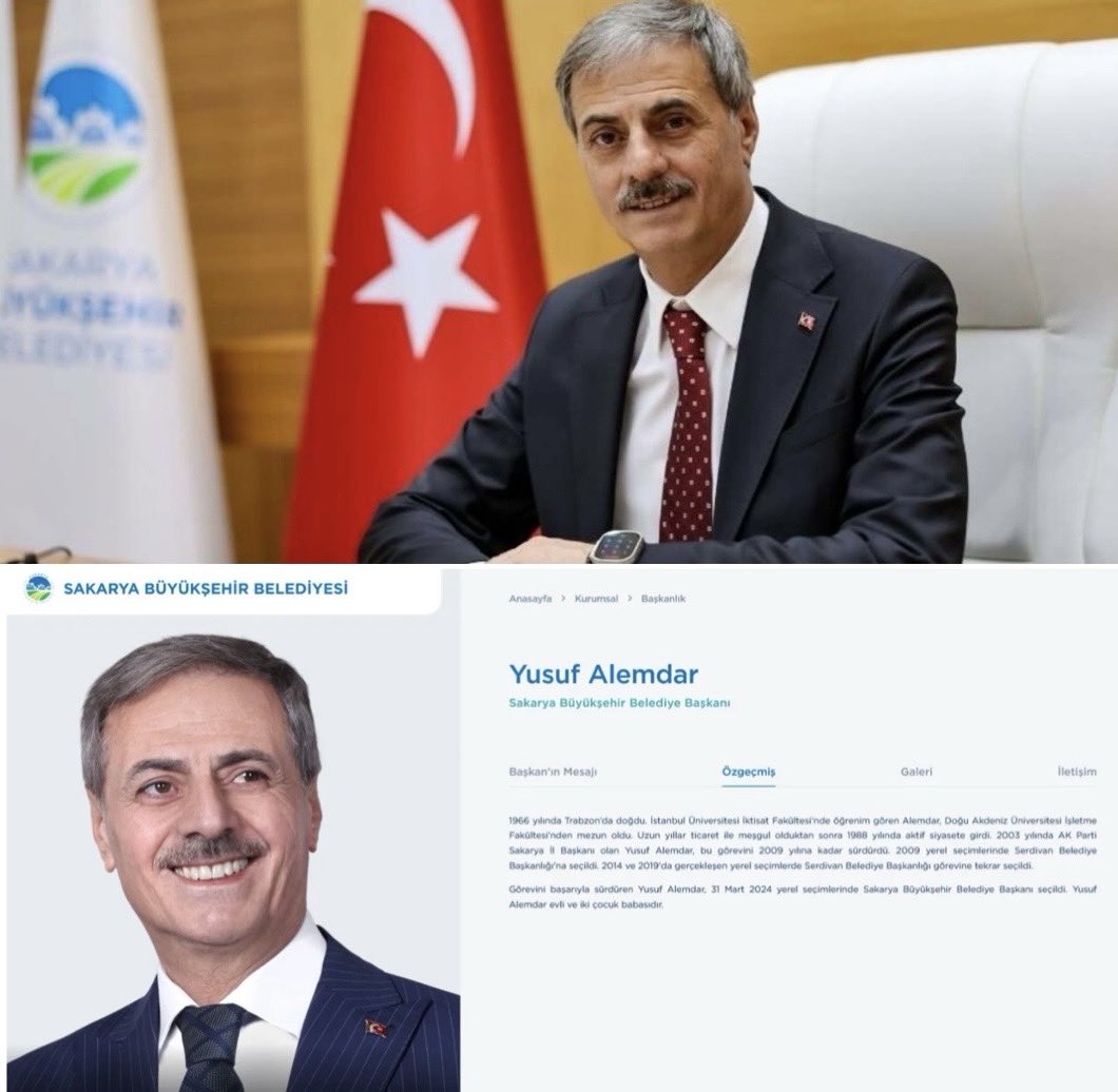 AKP Sakarya Büyükşehir Belediye Başkanı Yusuf Alemdar’ın diploması sahte çıkmamış!!

Diploma yokmuş,hiç mi yok?
Hiç yok!!

Biyosuna yazmış olduğu Doğu Akdeniz Üniversitesi’ne hiç kayıt yaptırmamış!!