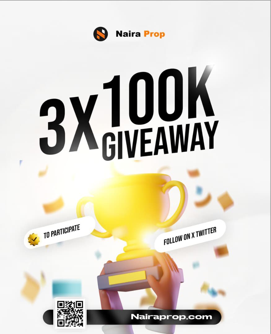 GIVEAWAY ALERT 🚨 

im giving away 3x100k funded account 
To enter : follow <a href="/nairaprop/">NairaProp</a> <a href="/fx_abbakar/">XGEN</a> 

Also follow : <a href="/rgtrade_/">XGENIAN</a> <a href="/oderrblock/">ODERBLOCK</a> <a href="/Usman_bb1/">xgen_trader</a> <a href="/xgen_trade/">xgen.co</a> <a href="/Thisisgimba/">FX-Gimba 💵</a> <a href="/Aybeeiy_Fx/">H A R O O N</a> <a href="/momoskiFX/">momoski fx</a> 

Tag 3 traders, like , retweet.

Join : t.me/xgentradehub

Winners within 72H