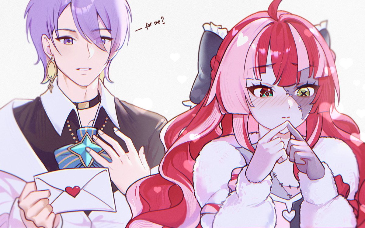 Happy Valentine's Day 💜❤

#HoshinovArt #graveyART