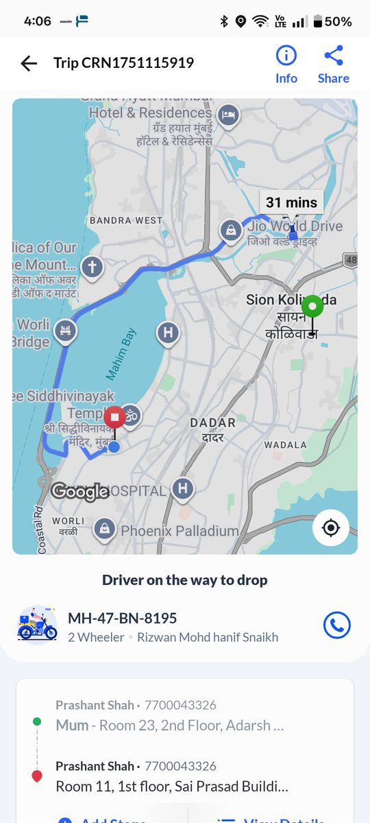 Prashant_Ruthh's tweet photo. @porterit_ your delivery partner collected the package and took off to his own journey. How the fuck is this even possible??

The rider is unresponsive, and the support mark the chat as resolved https://t.co/3HuViXQtT3