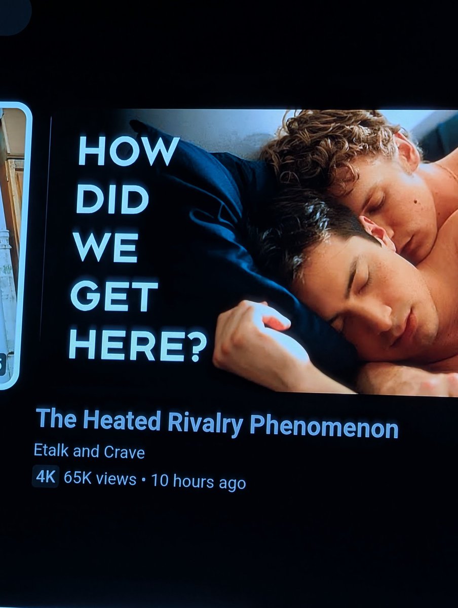 I didn't see this kind of crossovers coming, but OK, OK.😂
#HowDidWeGetHere #HeatedRivalry