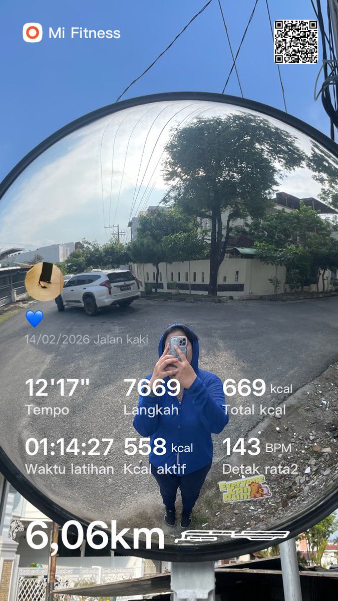 selesai deh 6 km 🫰🏻🫶🏻🥀🌹