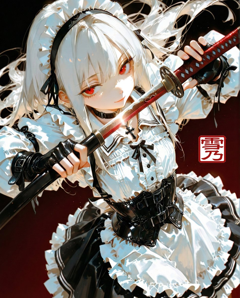今週もサムライメイドさん✨ Samurai Maid Girl🗡️ ※過去のメイドさん