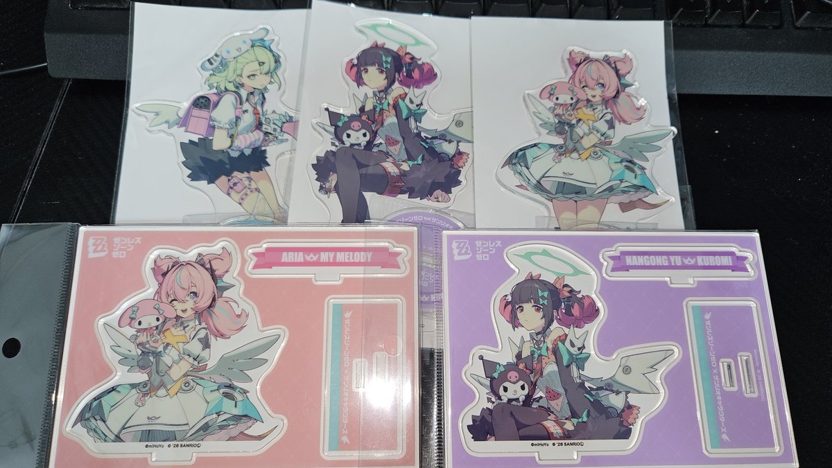 本日の戦利品のコーナー！ゼンゼロ！ GIGOコラボは1つ2000円くらいで