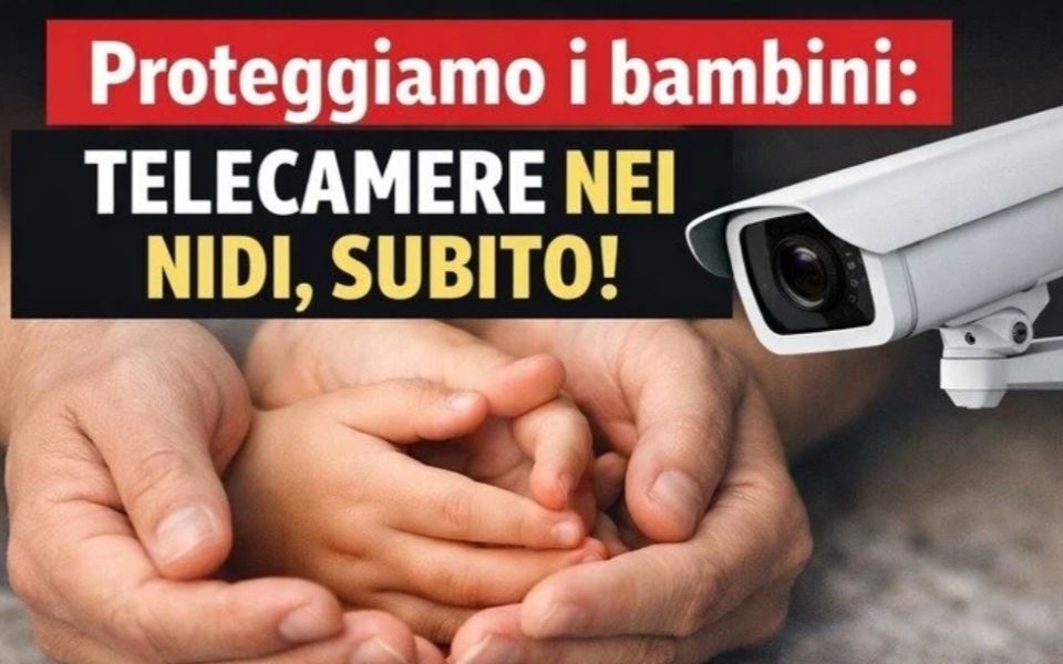 Appello online di una mamma veronese: subito telecamere negli asili nido, 6mila firme in 24 ore 
tgverona.telenuovo.it/cronaca/2026/0…