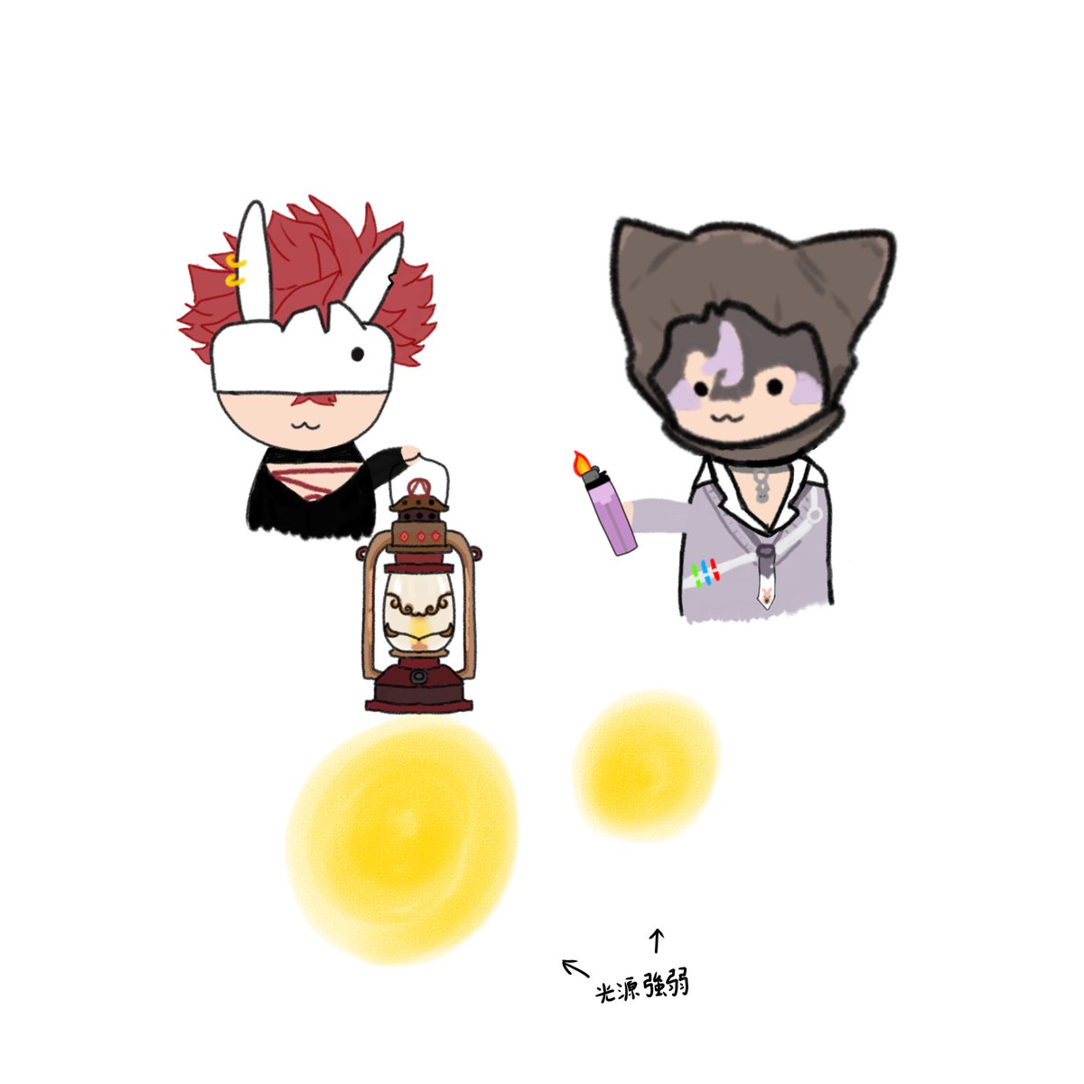 速畫REANIMAL裡面小男孩跟小女孩
一個提燈一個打火機真的很好笑
 #克畫 #魁以fafa