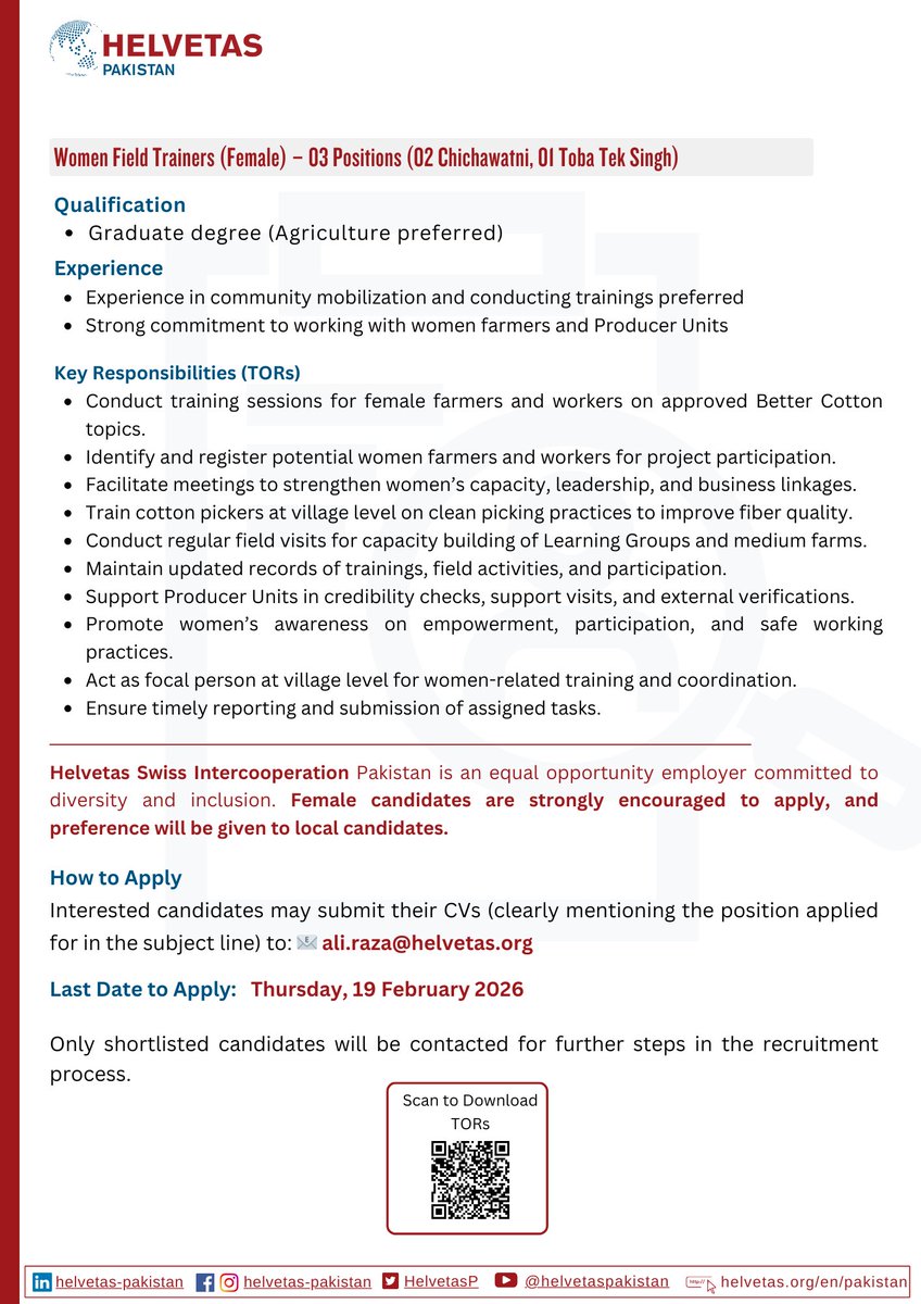 Helvetas Pakistan tweet media