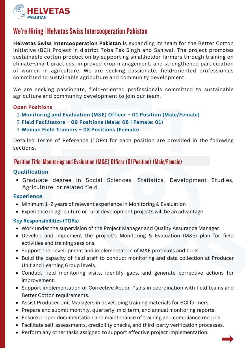 Helvetas Pakistan tweet media