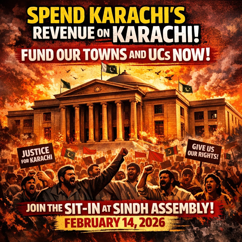 hudaahmed224's tweet photo. Karachi Rejects PPP 
#جینے_دو_کراچی_دھرنا 
Join
February 14,2026 https://t.co/fi9iRbVWXF