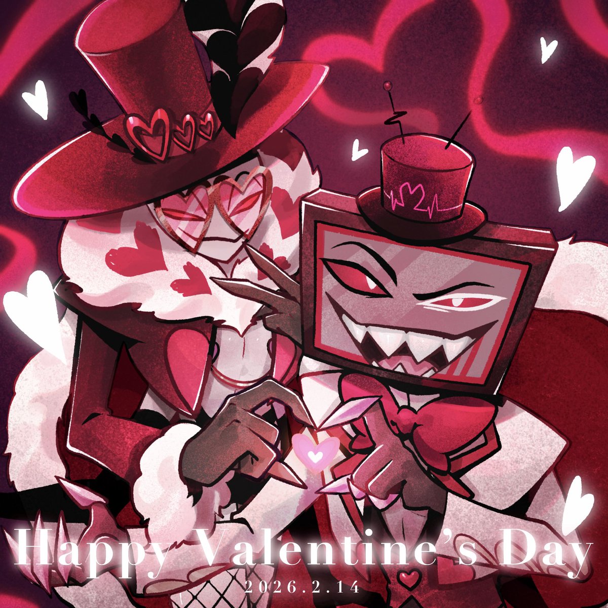 ❤️💙
#voxval #HazbinHotel