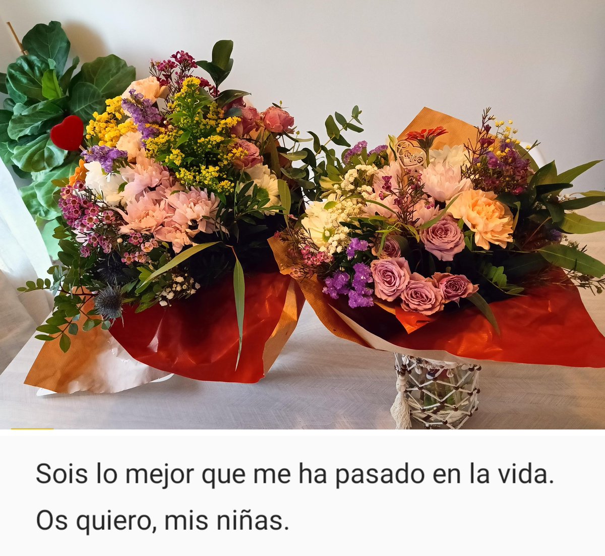 Mientras papá exista ella tendrá sus flores por San Valentín. 🥰
#HappyValentinesDay