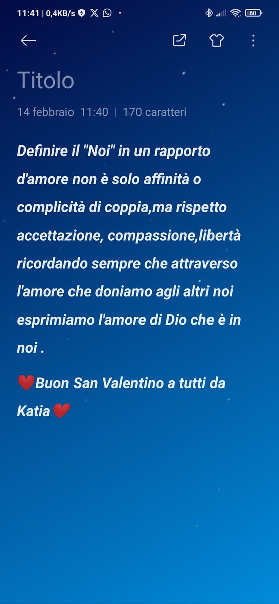 Amare è una scelta. ❤️Buon San Valentino a tutti da Katia❤️
#sanvalentino2026 #ValentinesDay2026 #sanvalentino #amorevero #scelta #accettazione