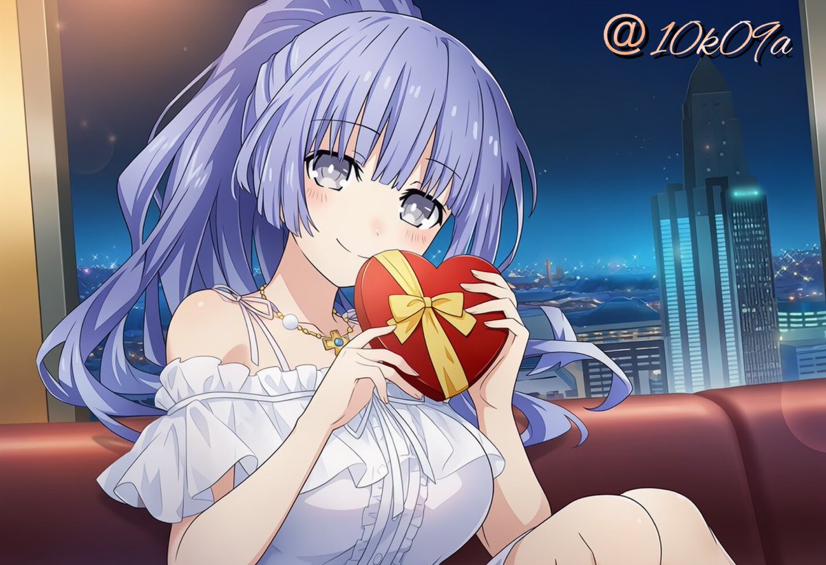 ハッピーバレンタイン💜
#date_a_live #AIイラスト
