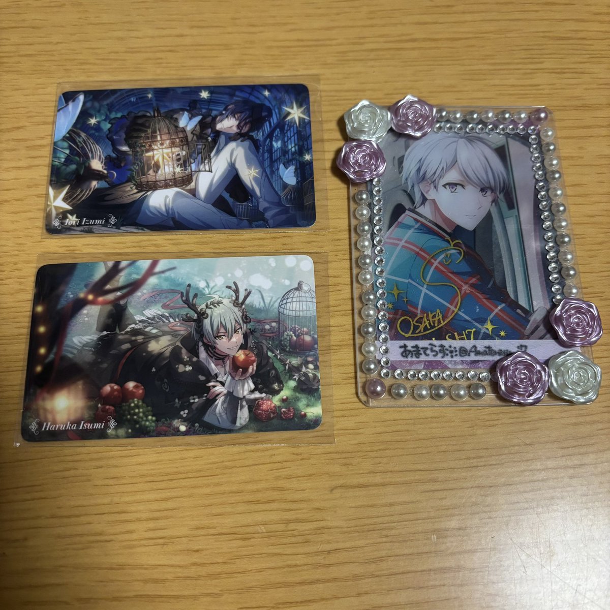 【交換】
アイナナ アイドリッシュセブン 記念日2025 缶バッジ 特典 カード

譲）缶バ:一織 環 陸
特典:一織 悠

求）同種 壮五

1~ ○