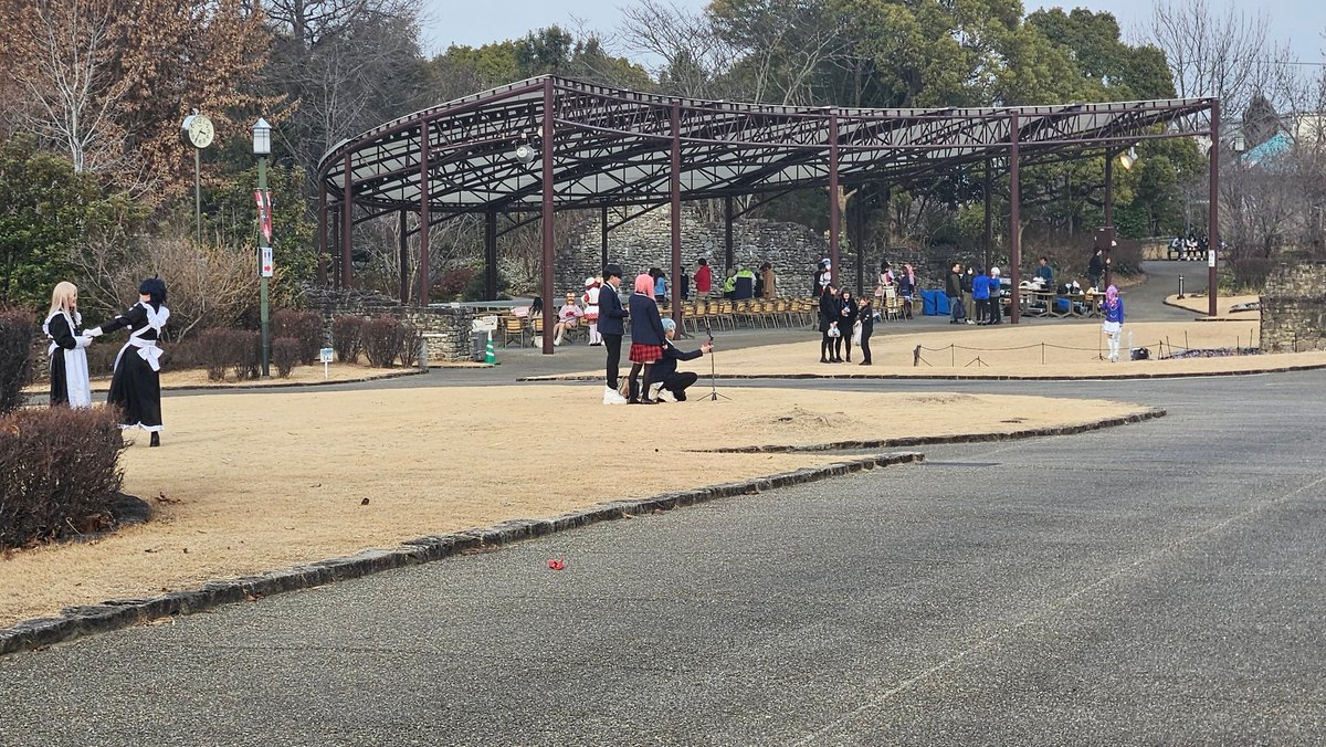 コスプレの人がいっぱいいた