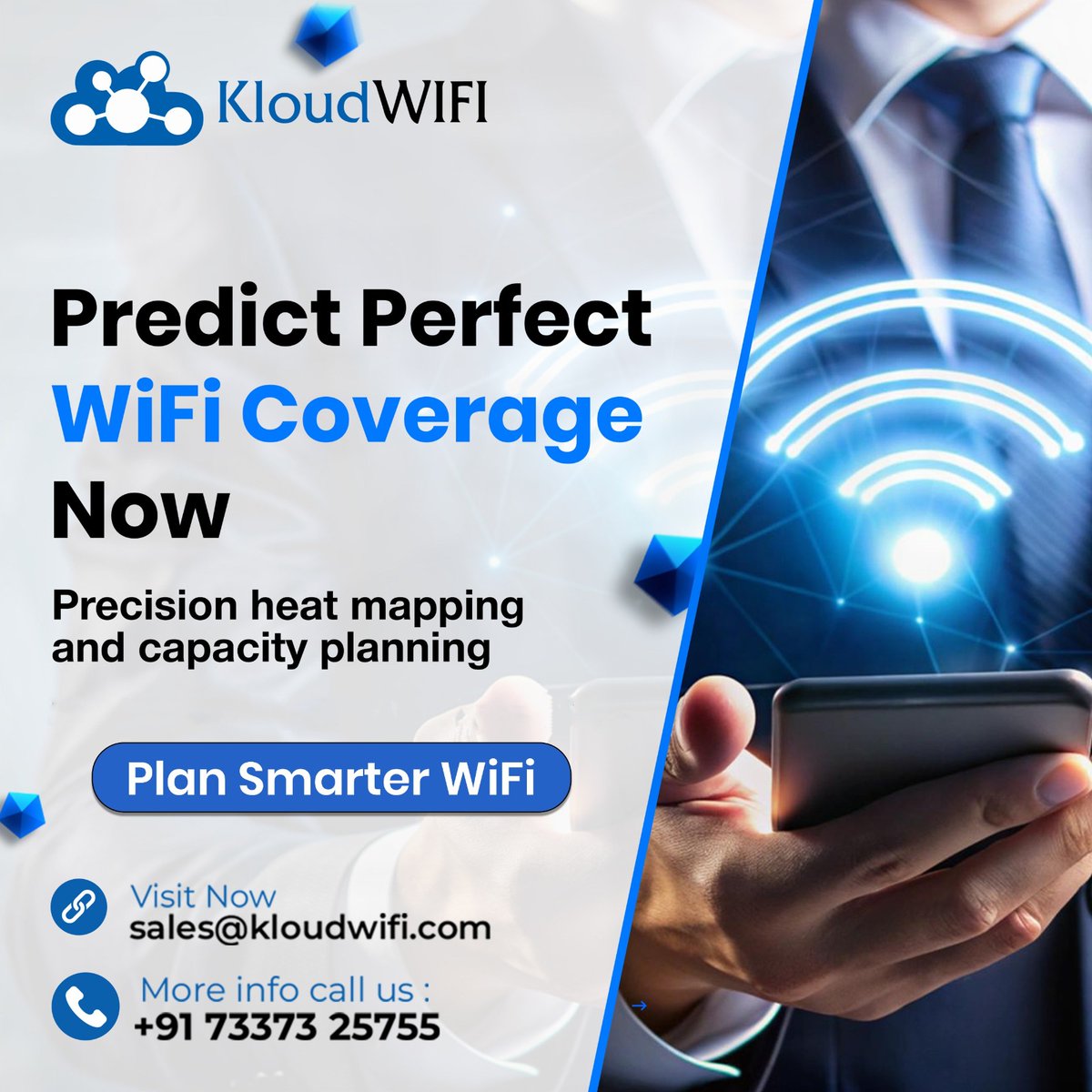 kloudwifi1's tweet image. Predict PERFECT WiFi coverage NOW!

Precision heat mapping + capacity planning = no dead zones, optimal performance.

Plan smarter WiFi for offices, factories &amp;amp; more → sales@kloudwifi.com | +91 73373 25755

kloudwifi.com
#WiFi #HeatMapping #WirelessNetwork #KloudWIFI
