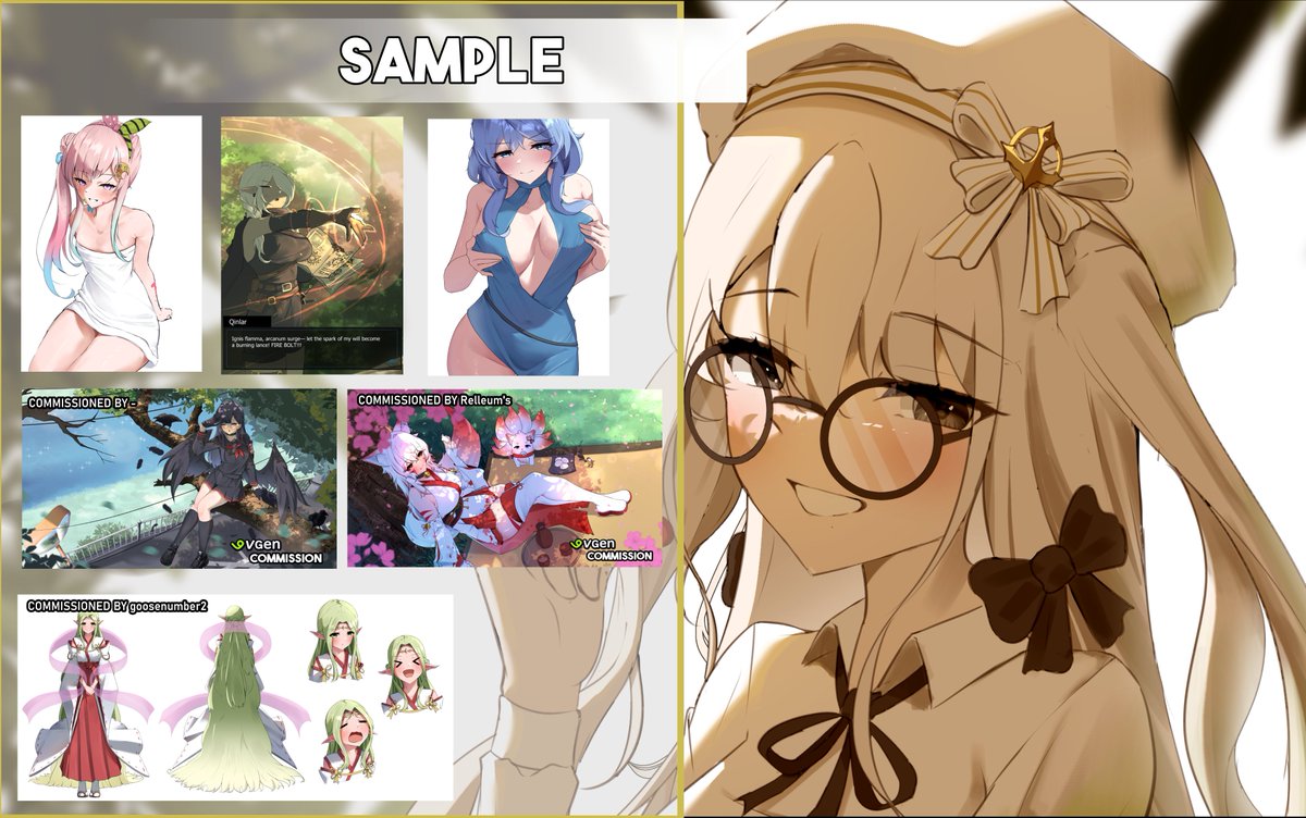 hazel | Commission Open | tweet media