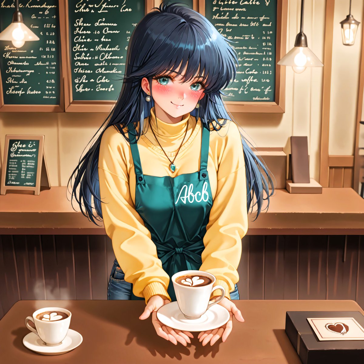 wollcraft3's tweet photo. 鮎川の本命チョコは、
『アツアツのホットチョコレート！』
本命の人は全員いいねを押してくれますよ、と言ってます。
#バレンタインデイMADOKA 4
#鮎川まどか https://t.co/iM9qKZ6DCM