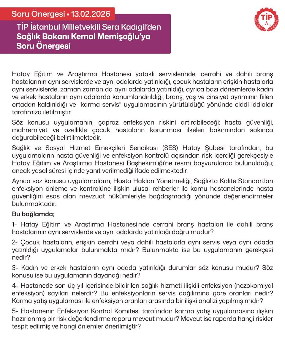 Türkiye İşçi Partisi - Hatay tweet media