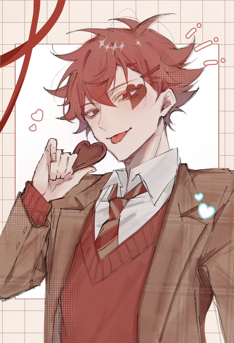 バレンタイ~ン🍫♥️⚠︎服捏造