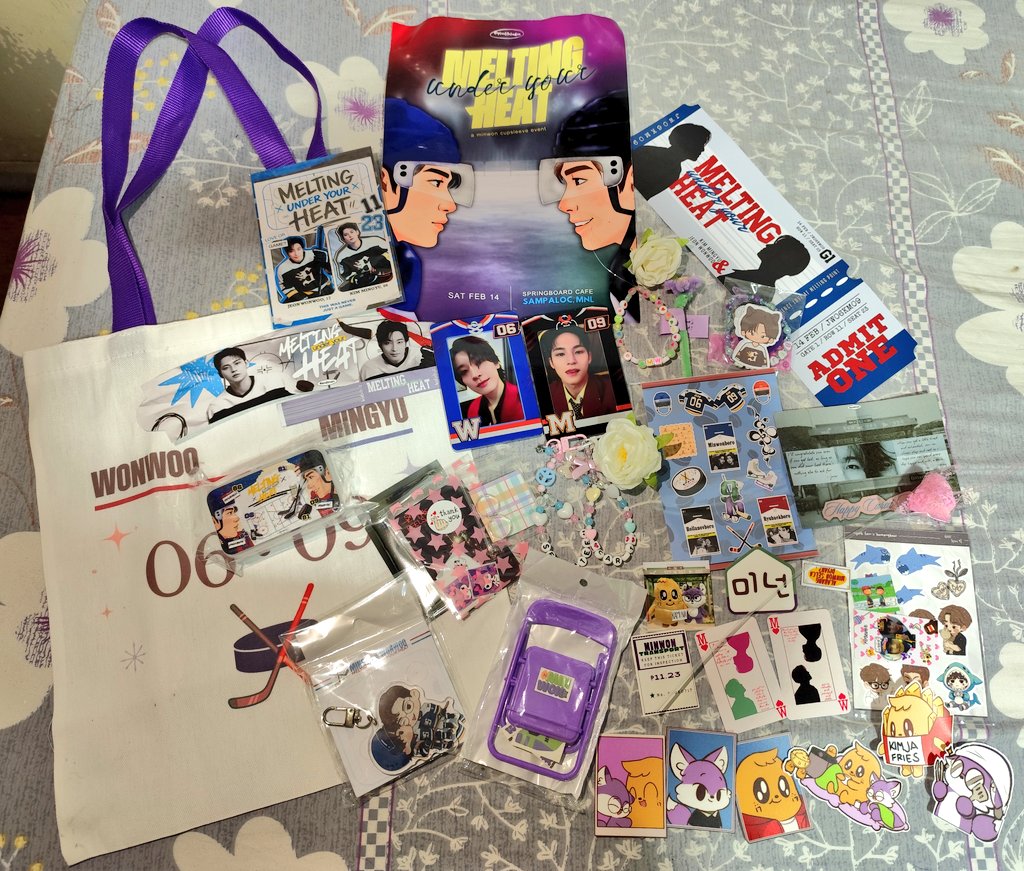 wizcarat_16's tweet image. Had a fun MinWon valentine's day with @plus69studios for their #MeltingUnderYourHeat cse.. look at all the inclusions and freebies!!! Won a sealed Hype Vibes album too... Love for #MinWon always 💚💜