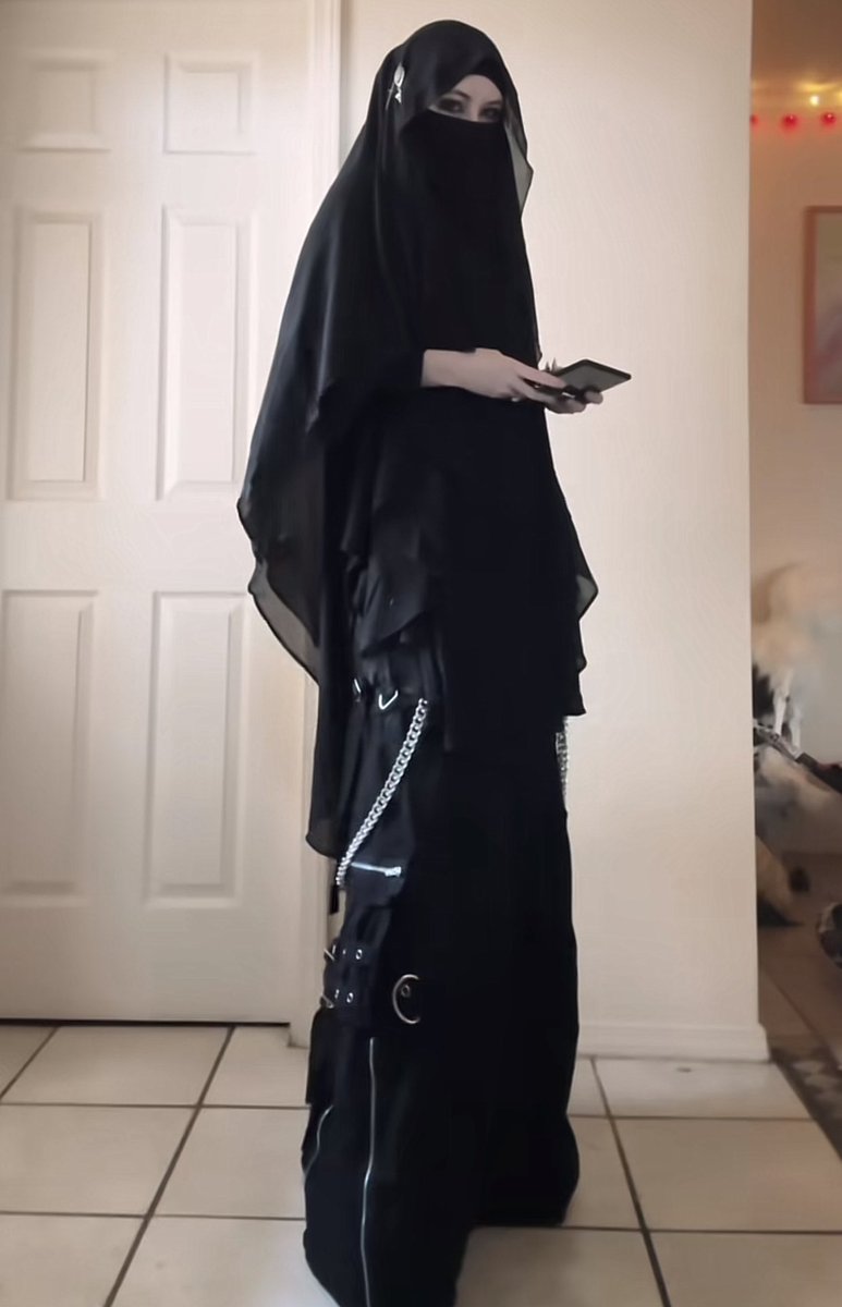 can’t wait to get out of this house and country and wear the niqab like this
