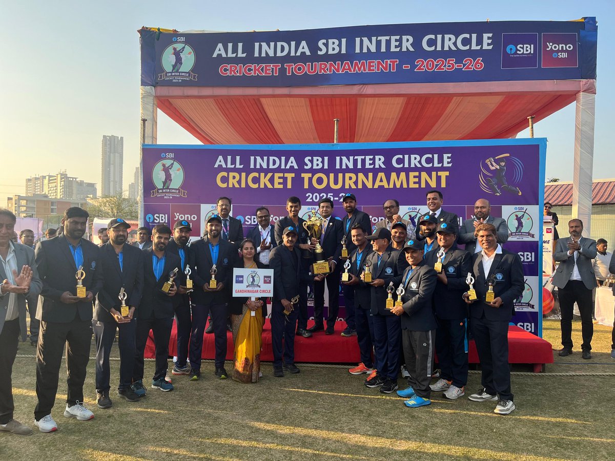 MSNETWORK25's tweet photo. Proud to be the PR Partner of the SBI Inter Circle Cricket Tournament 2026 hosted by State Bank of India Delhi Circle in Gurugram 🏏

Featuring 17 Circle teams &amp; 32 power-packed matches, the five-day tournament was a true celebration of teamwork, discipline &amp; sportsmanship. (1/3) https://t.co/x1M7ZPIxun