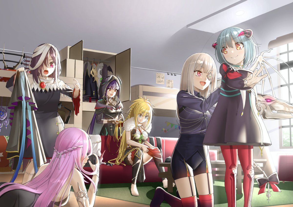 amakoushiranui's tweet photo. 『魔王軍出撃準備！』
#ヘブバン4周年イラストコンテスト 
#ヘブバンファンアート https://t.co/PG0Ikn3Z2S
