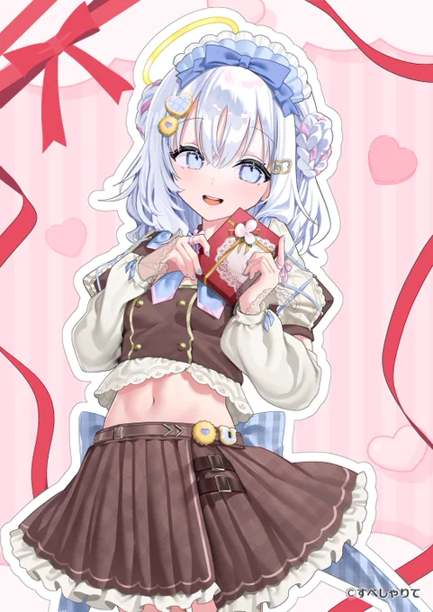 【お仕事!】 すぺしゃりて様より、バレンタインイラスト制作を担当させていただきました!ℍ𝕒𝕡𝕡𝕪 𝕍𝕒𝕝𝕖𝕟𝕥𝕚𝕟𝕖1/2 あいうらら様/夢見むむ様
