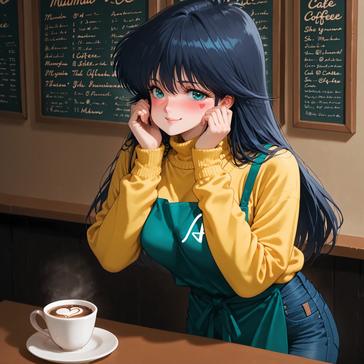 wollcraft3's tweet photo. 鮎川の本命チョコは、
『アツアツのホットチョコレート！』
本命の人は全員いいねを押してくれますよ、と言ってます。
#バレンタインデイMADOKA 4
#鮎川まどか https://t.co/iM9qKZ6DCM